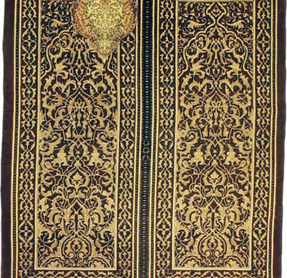 Engraved Woodwork Carpet Panel Created by Rasam Arabzadeh