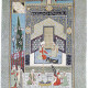 Khosrow and Shirin Carpet Panel Created by Rasam Arabzadeh