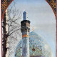 تابلو فرش مسجد چهارباغ اصفهان اثر استاد رسام عرب زاده