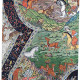 تابلو فرش شکارگاه اثر استاد رسام عربزاده در موزه رسام