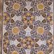 فرش نقش کاشی اثر استاد رسام عربزاده در موزه فرش رسام